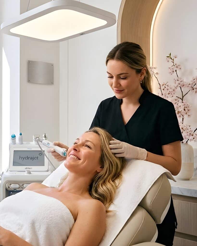 Soin visage hydrajet et microneedling eliskin à Bordeaux